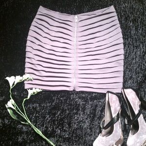 UO Urban Outfitters Gray Zip Front Mini Skirt, sz L